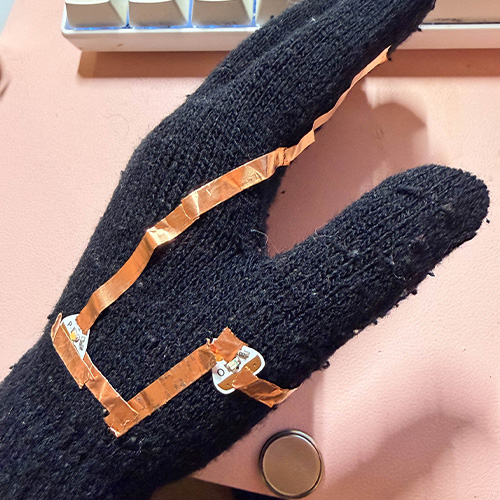 This is how it looked from the back, kind of messy but it was just to play around and getting a better grasp of circuitry.