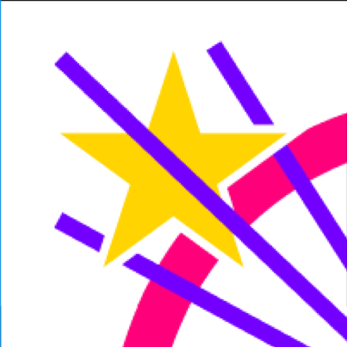 A star for the five different parts of my daily routine